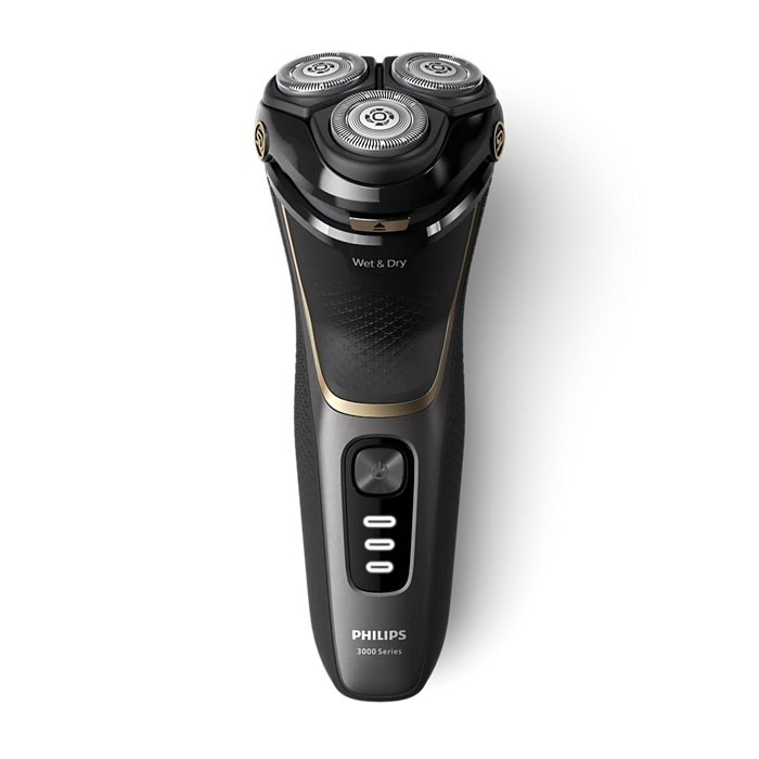 Philips Shaver 3000 Series S3342/13 Wet & Dry Electric Shaver with PowerCut blades.