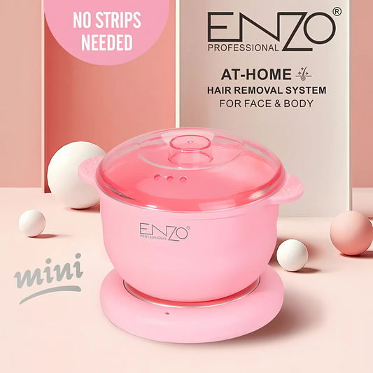 ENZO EN-1115 Home Waxing Kit – Folding Wax Pan & Fast Heating Paraffin Epilator