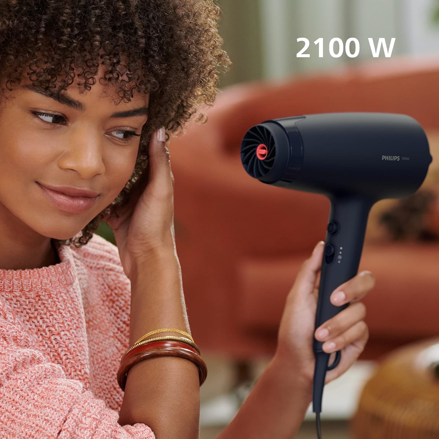 Philips Hair Dryer Series 3000 BHD360/20 with Ionization Technology for Frizz-Free Hair