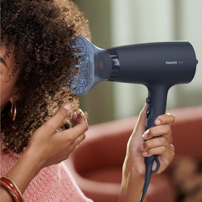 Philips Hair Dryer Series 3000 BHD360/20 with Ionization Technology for Frizz-Free Hair