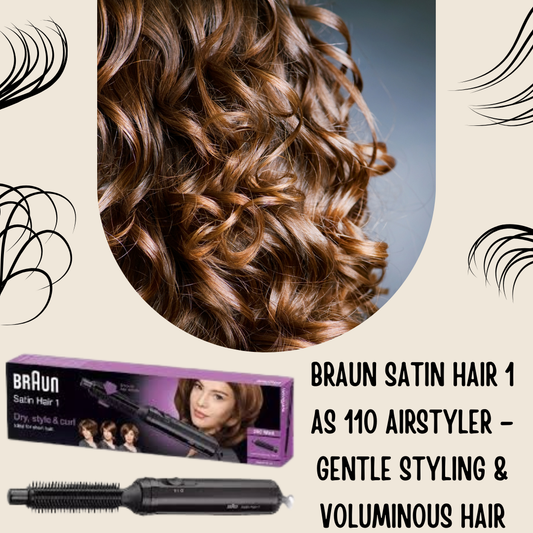 Braun Satin Hair 1 AS 110 Airstyler for gentle hair styling and drying.