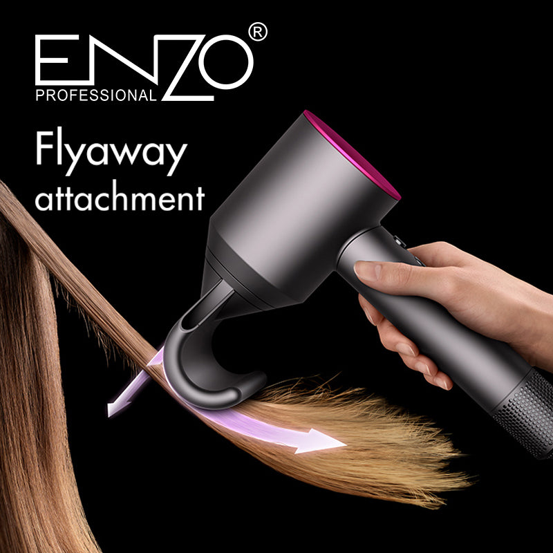 ENZO Professional Supersonic Blow Dryer DY-888 with Dyson-inspired design.