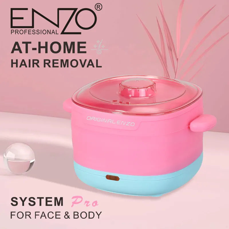 ENZO EN-1114 Silicone Folding Wax Warmer 400ml for Hair Removal