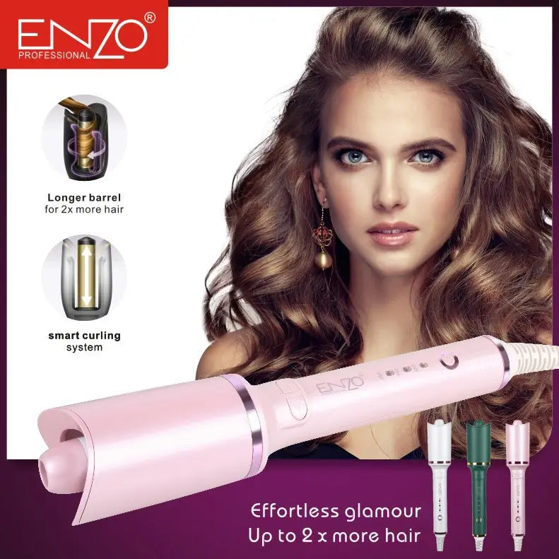 ENZO EN-1922A Automatic Rotating Hair Curler with Adjustable Temperature