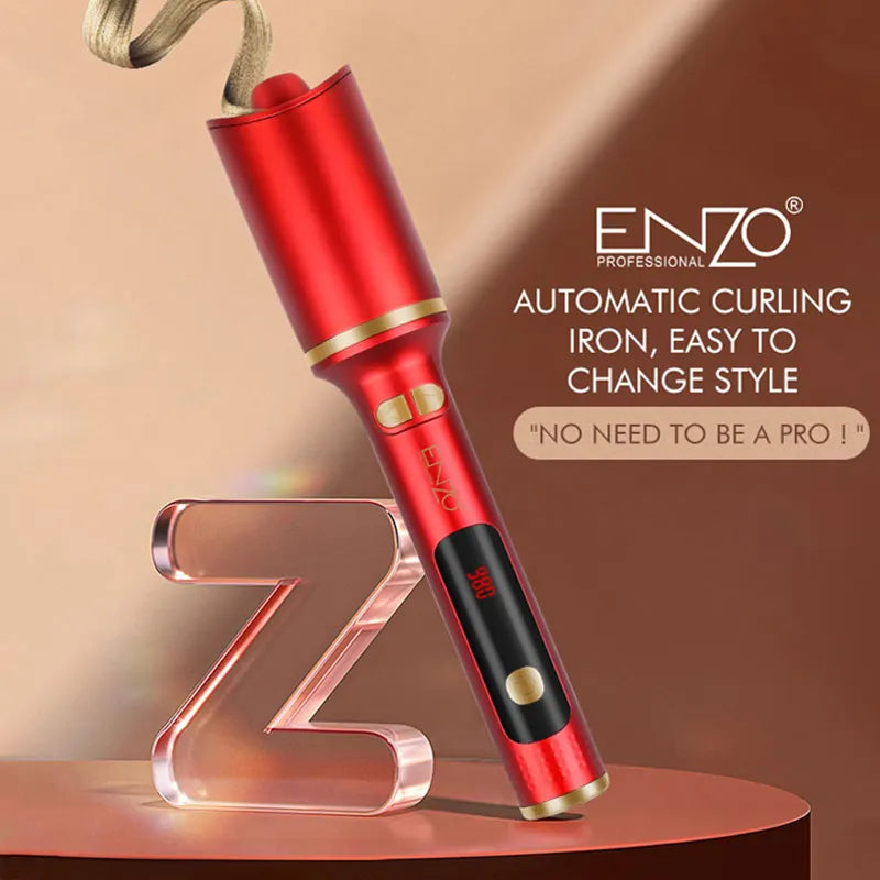 Enzo EN-1933A Professional Automatic Curling Iron for Effortless Curls