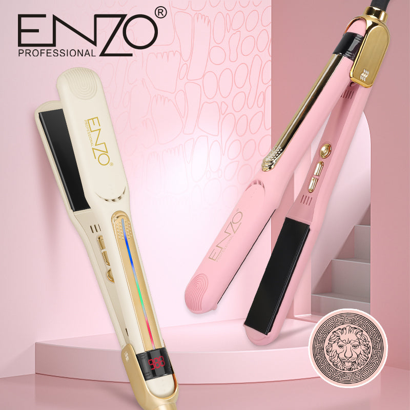 Enzo EN-2401 Hair Straightener with Fast Heat Up and Adjustable Temperature"