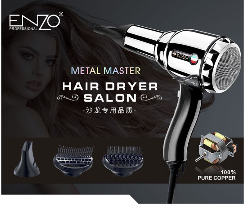 Enzo EN-3001 Professional 2200W Hair Dryer with Ionic Technology