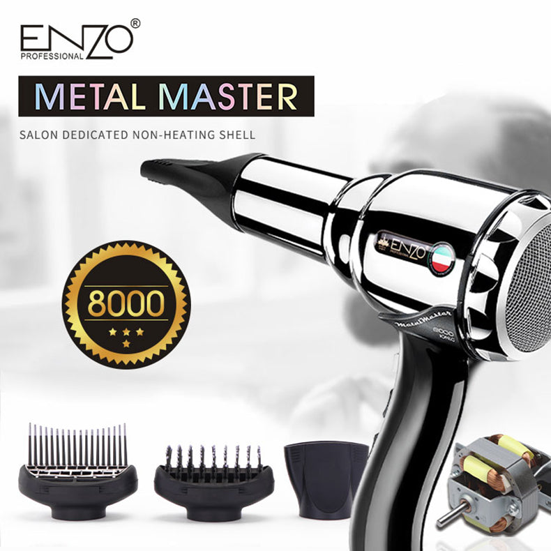 Enzo EN-3001 Professional 2200W Hair Dryer with Ionic Technology