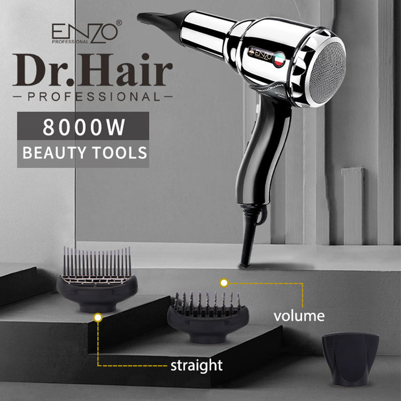 Enzo EN-3001 Professional 2200W Hair Dryer with Ionic Technology