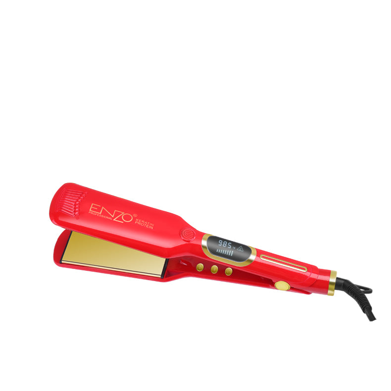 ENZO EN-3107 Professional Fast Flat Iron Hair Straightener for Salon-Quality Results