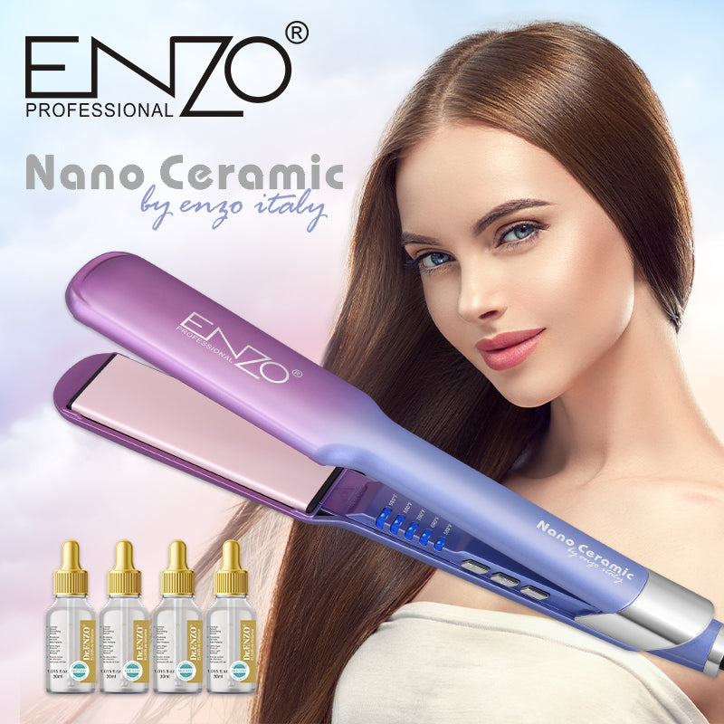 ENZO EN-3116 Multi-function Hair Straightener with 4 Oil Serums