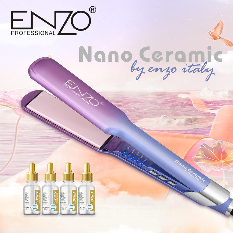 ENZO EN-3116 Multi-function Hair Straightener with 4 Oil Serums