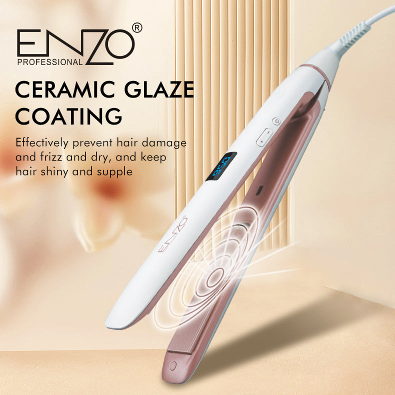 Enzo EN-3125 Professional Ceramic Hair Straightener – 950°F Flat Iron for Keratin Treatments