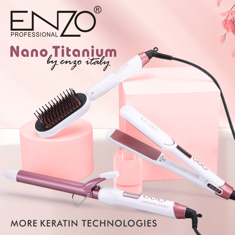 ENZO EN-3132 3-in-1 Ceramic Ionic Flat Iron