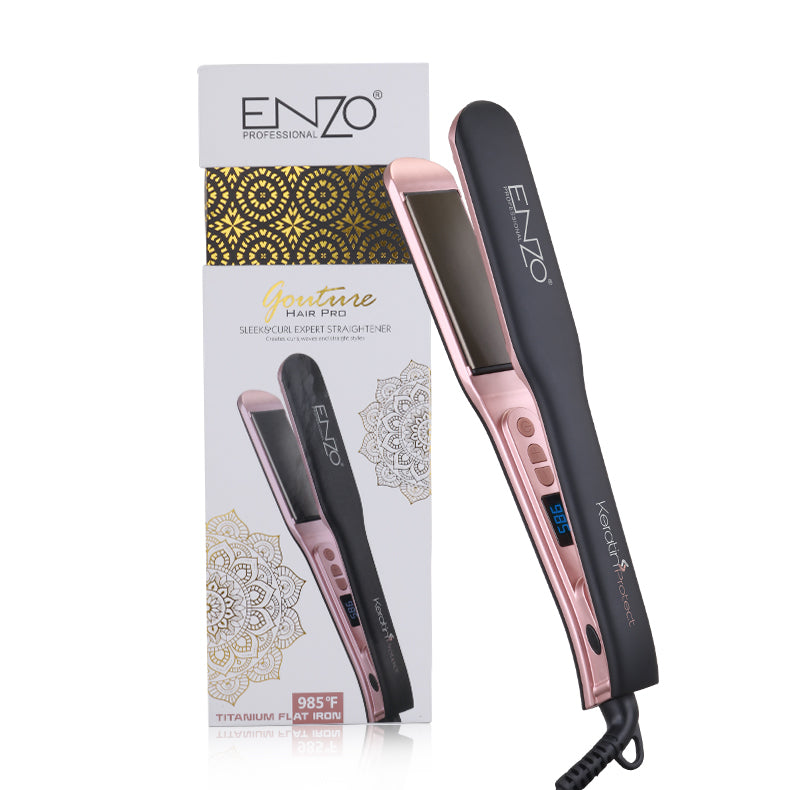 Enzo EN-3989 Professional Hair Styling Tool with Adjustable Temperature