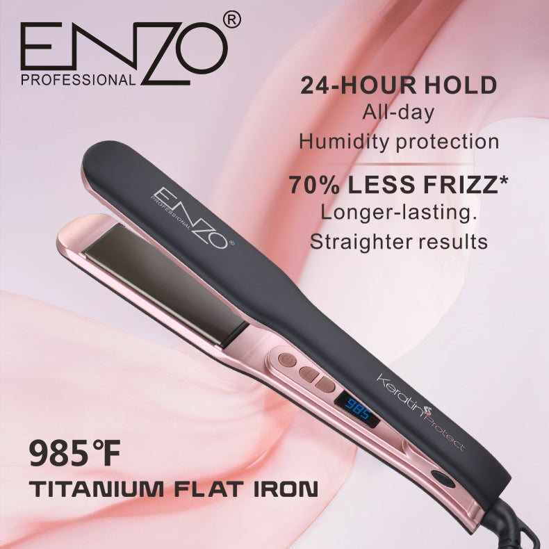 Enzo EN-3989 Professional Hair Styling Tool with Adjustable Temperature