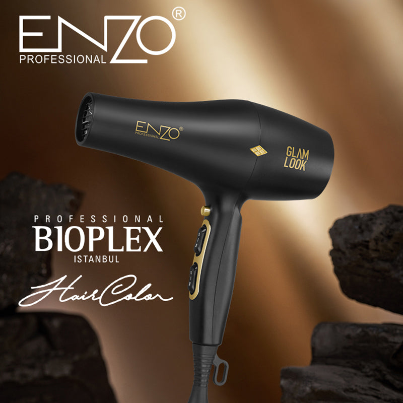 ENZO EN-6007 2000W Professional Blow Dryer with Ionic Technology