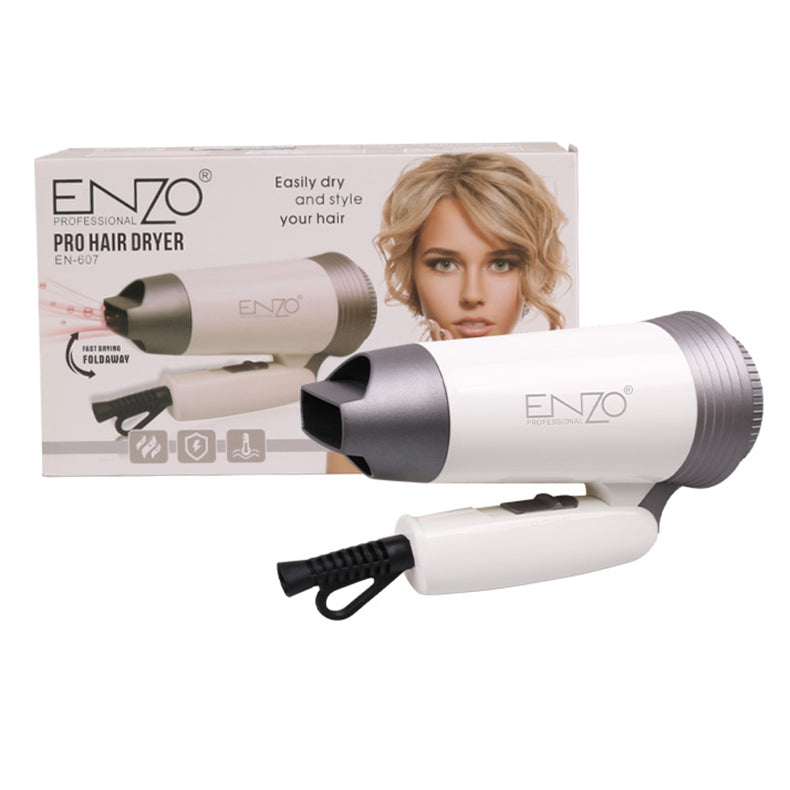 ENZO EN-607 Foldable Hair Dryer – Compact and portable design