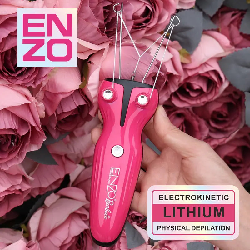 ENZO EN-6083B Women’s Electric Cotton Thread Hair Remover – compact and ergonomic design.