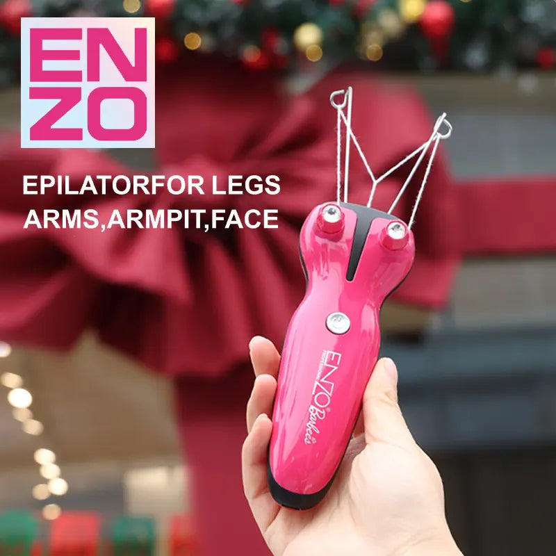 ENZO EN-6083B Women’s Electric Cotton Thread Hair Remover – compact and ergonomic design.