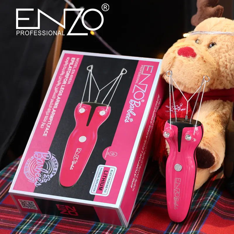 ENZO EN-6083B Women’s Electric Cotton Thread Hair Remover – compact and ergonomic design.