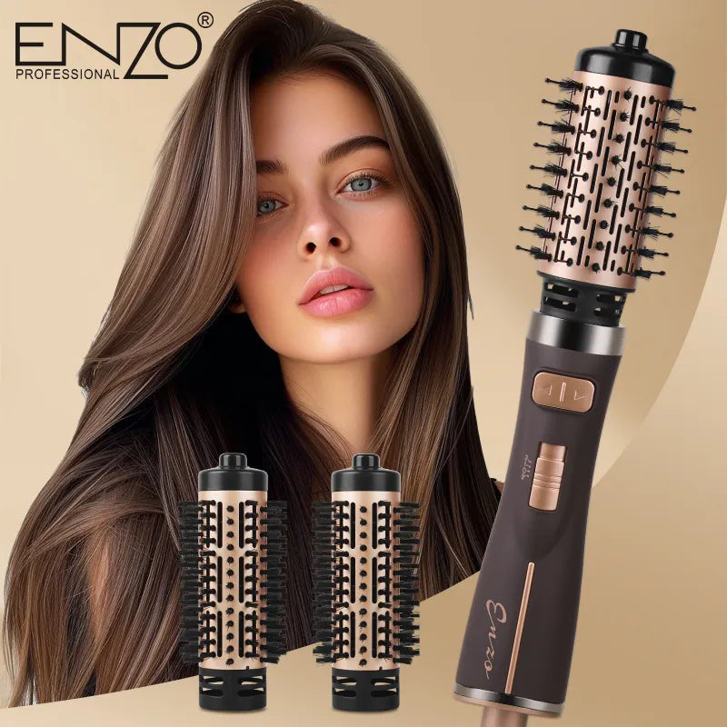 EN-743 Rotating Hot Air Volumizer - 2-in-1 Hair Dryer and Styler