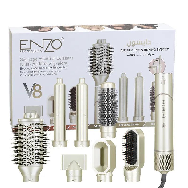 ENZO EN-755 Multi-Functional Hair Styler – Home Salon Tool