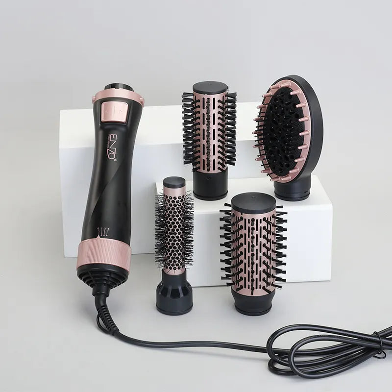 ENZO EN-756 4-in-1 Hair Styler – Straightener, Curler, Dryer, and Volumizer.