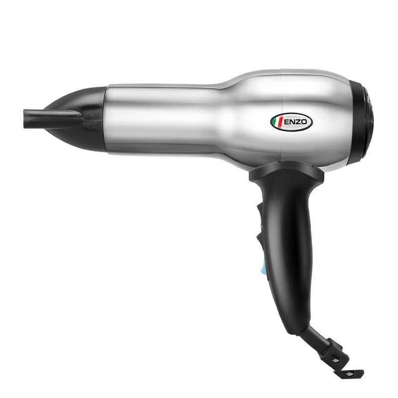 "ENZO EN-8225 Professional Hair Dryer – 2200W Ionic Hair Dryer with diffuser and concentrator attachments."