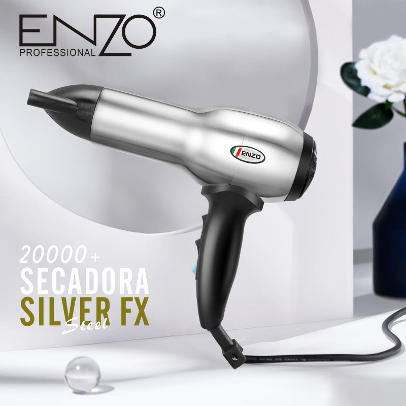 "ENZO EN-8225 Professional Hair Dryer – 2200W Ionic Hair Dryer with diffuser and concentrator attachments."