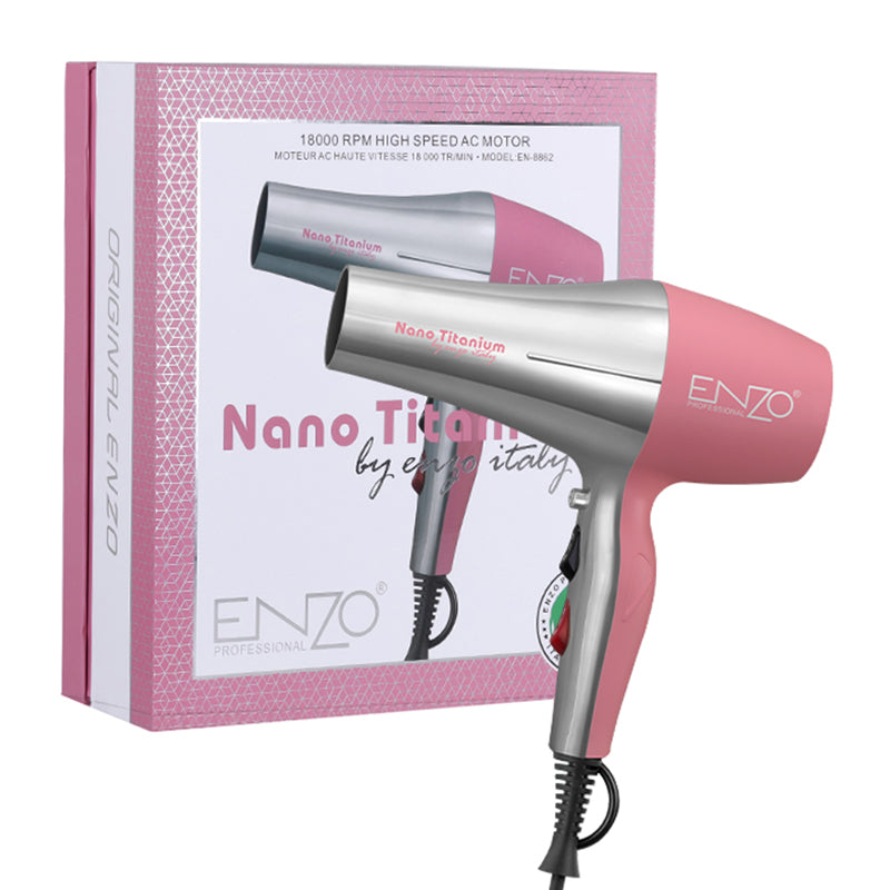 ENZO EN-8862 Nano Titanium Hair Dryer – sleek and professional design.