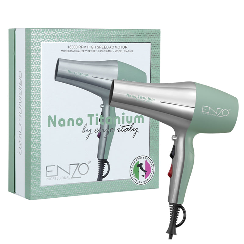 ENZO EN-8862 Nano Titanium Hair Dryer – sleek and professional design.