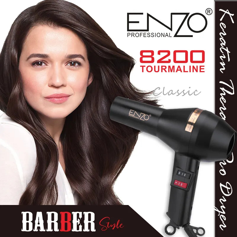 ENZO EN-8891 Professional Salon Hair Dryer – sleek 2024 model with advanced features.