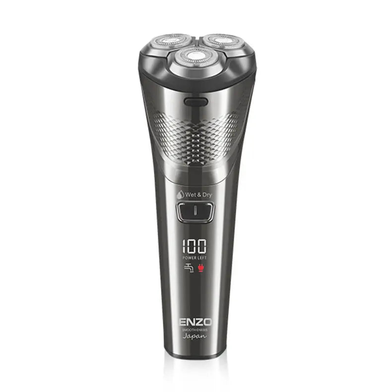 ENZO EN-9305 Electric Shaver with 3D floating rotary blades.