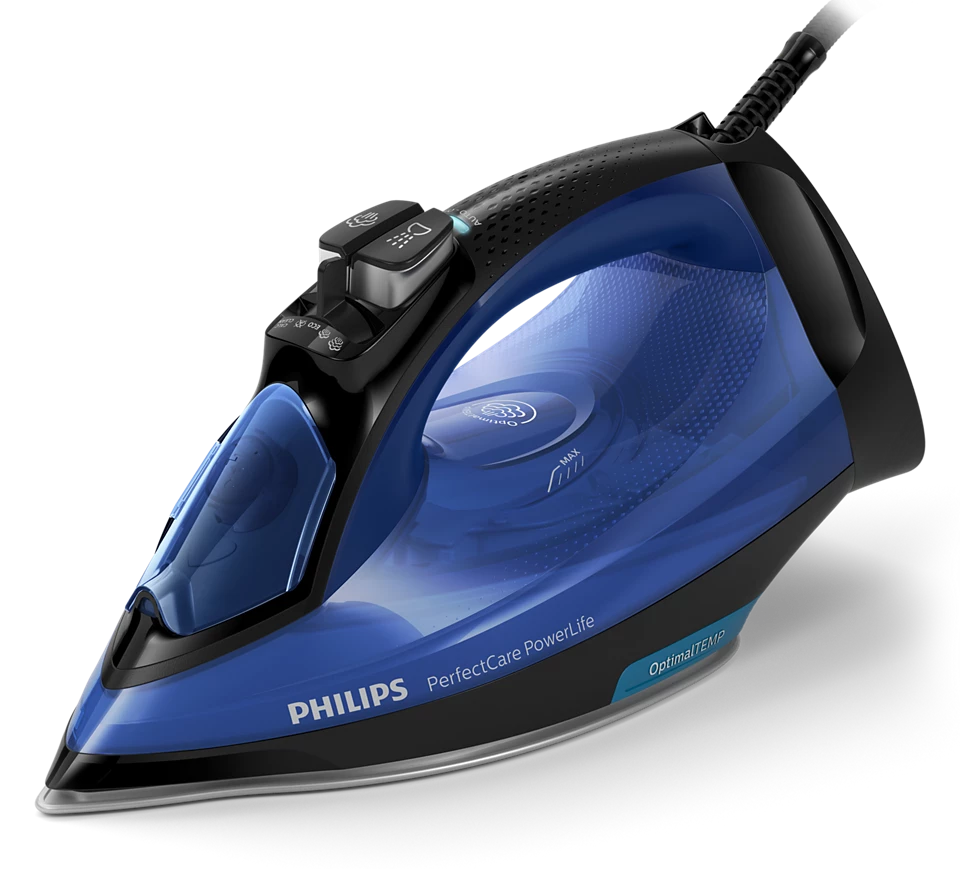 Philips PerfectCare Steam Iron GC3920/26 with 2500W power and OptimalTEMP technology.