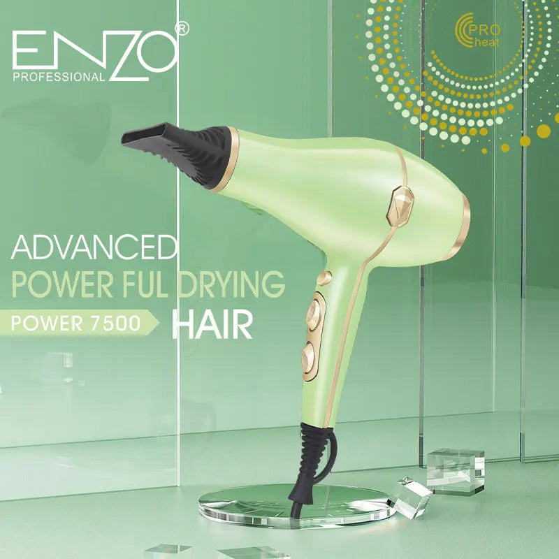 ENZO EN-6006 Professional Hair Treatment Dryer – Powerful blow dryer with adjustable heat and speed settings