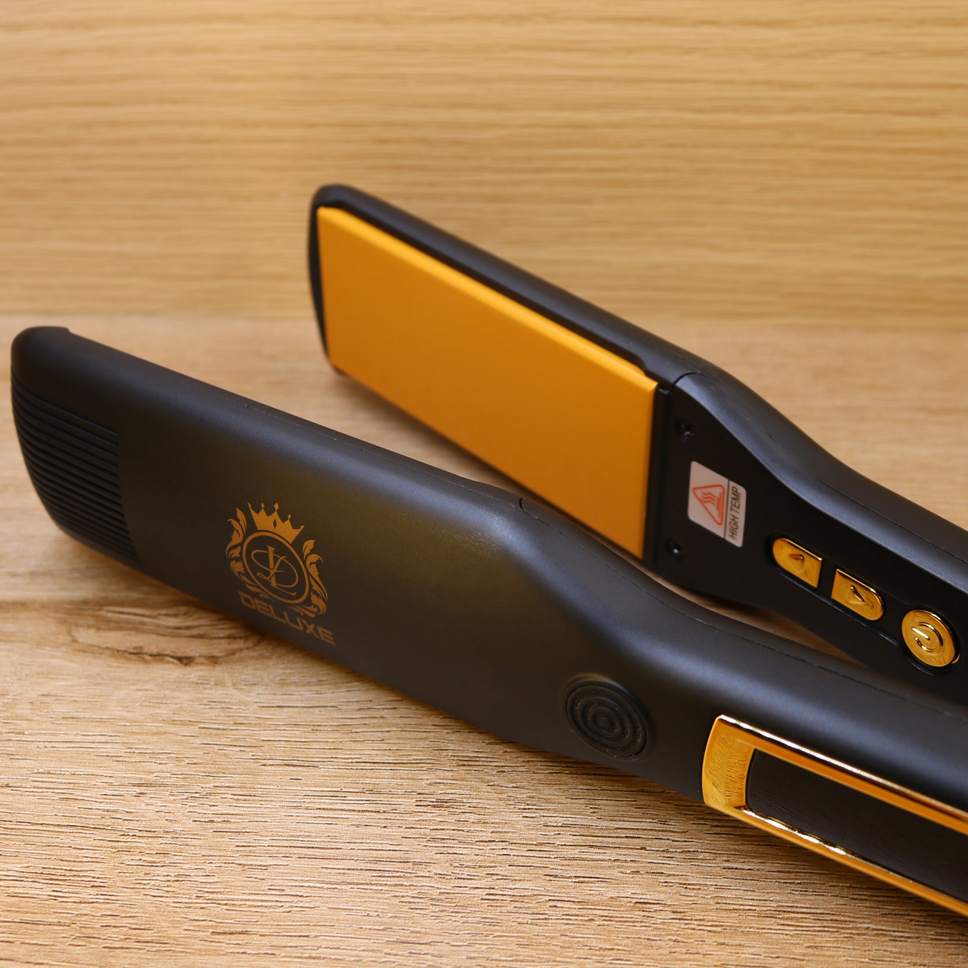 Deluxe Gold Ceramic Hair Straightener – Professional Styling for Smooth & Shiny Hair