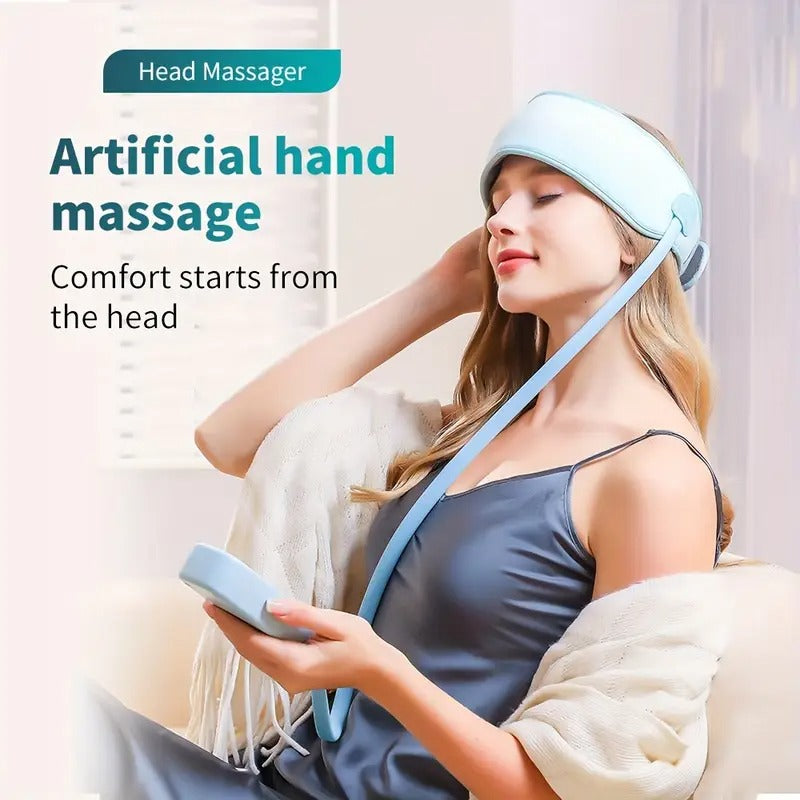 Handheld full body massager designed for muscle pain and stress relief on back, neck, shoulders, and legs.