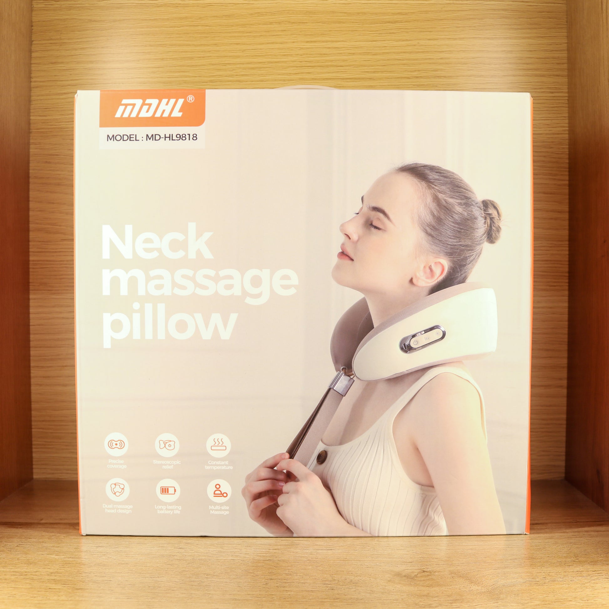 MDHL Neck Massager – Model MD-HL9818 | Portable & Ergonomic Pain Relief