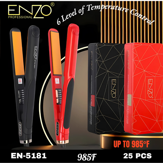 ENZO EN-5181 Professional Hair Straightener Flat Iron