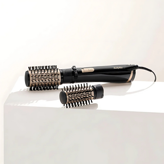 BaByliss AS962E Air Styler with rotating ceramic brush for smooth styling