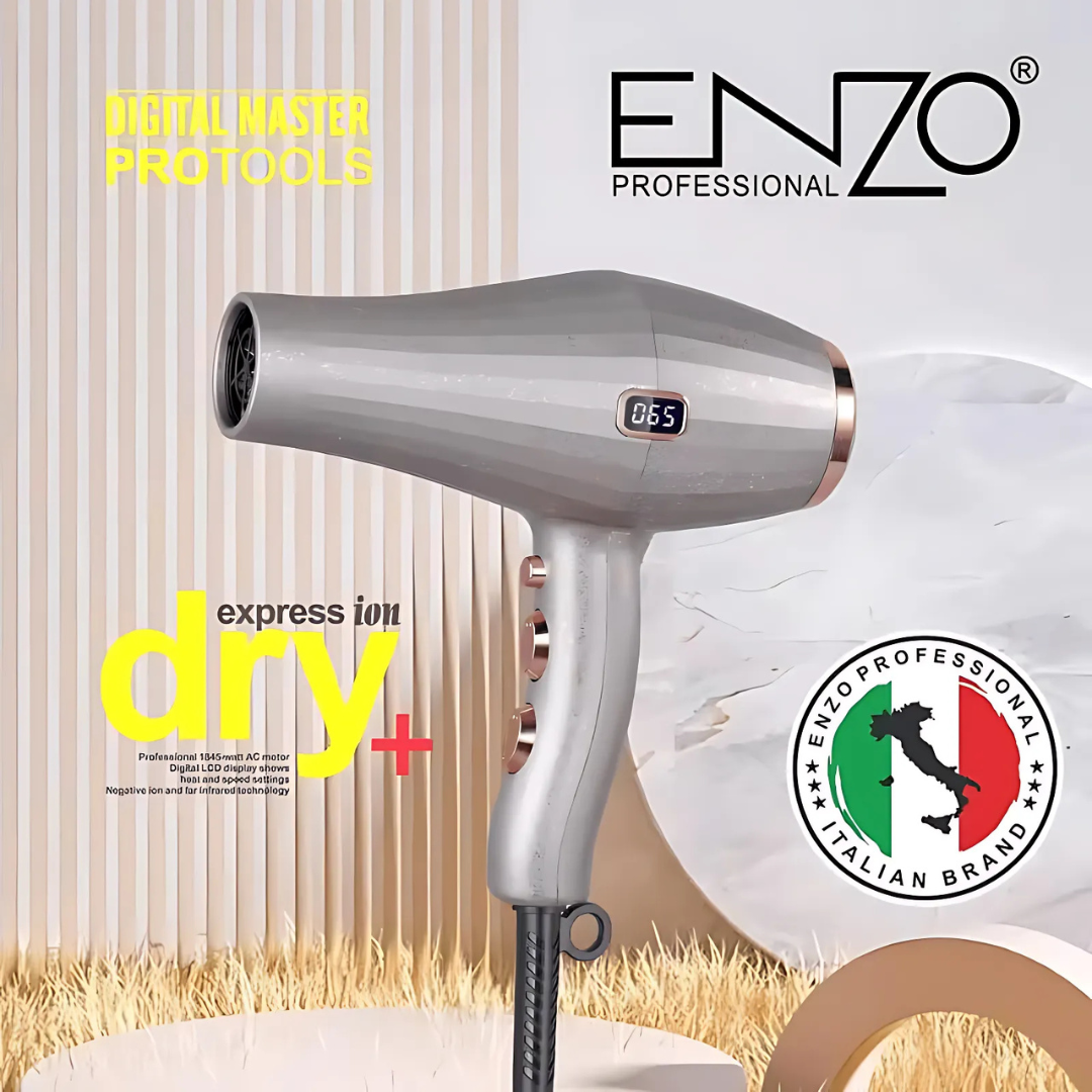 ENZO EN-6050 Professional Salon-Quality Hair Dryer with Negative Ion Technology