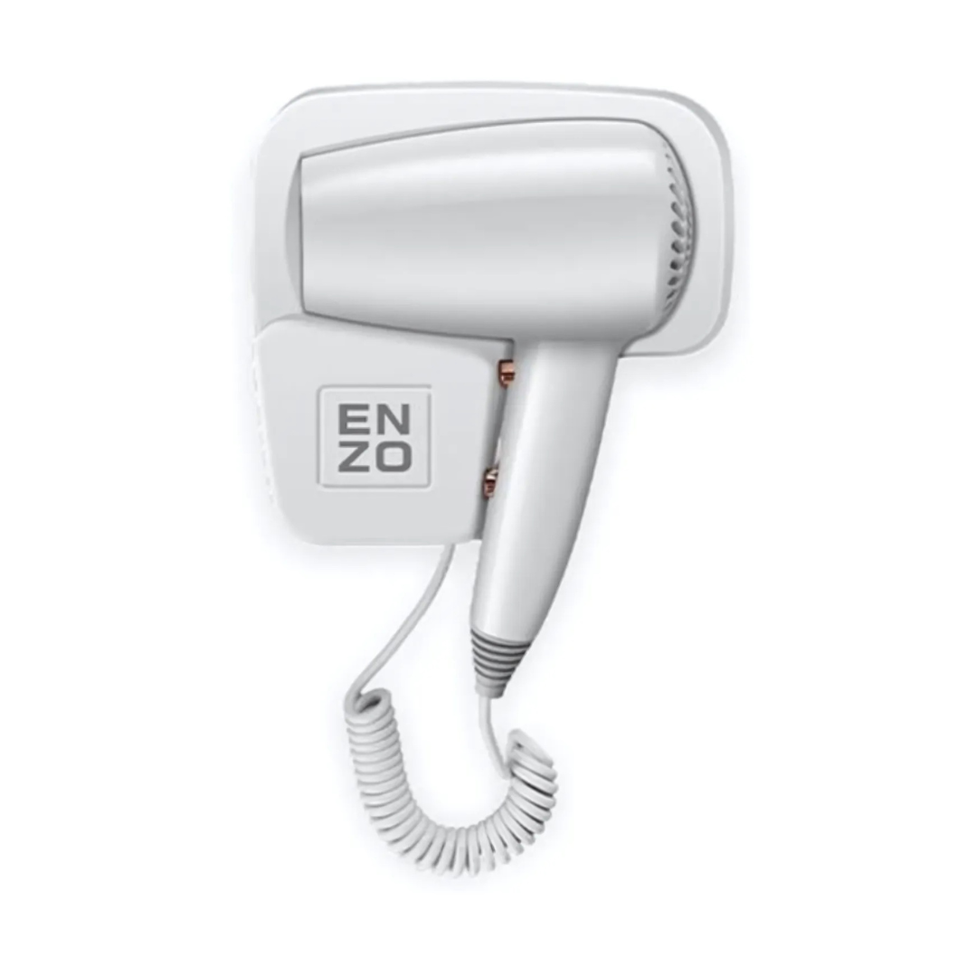 ENZO EN-6005 Wall/Counter Hair Dryer – 1600W power with hot and cold settings