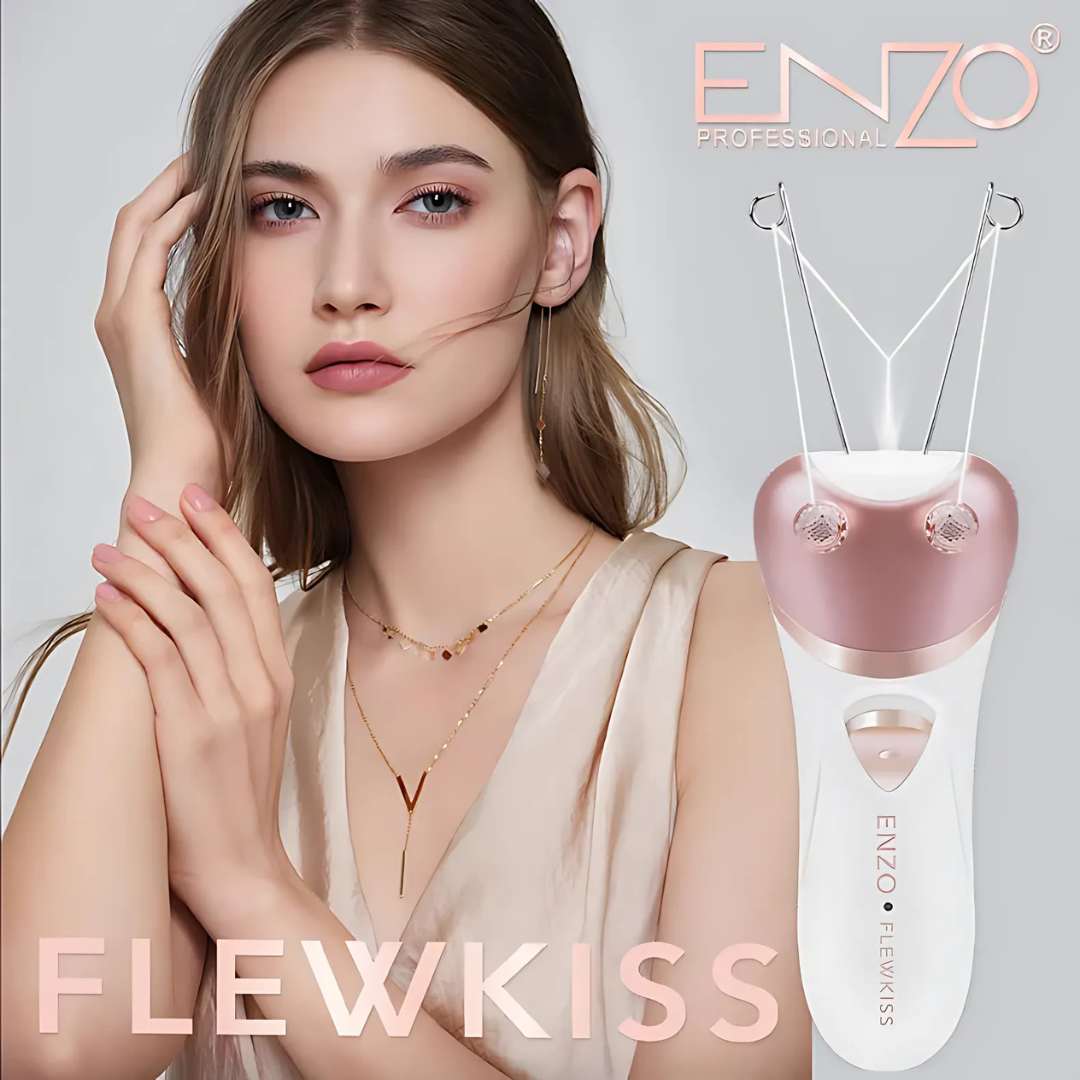 ENZO EN-9841 female cotton thread epilator and electric shaver for hair removal.