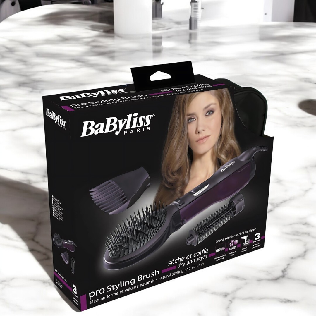 Babyliss AS115S Hot Air Styler – A sleek design for hair styling.