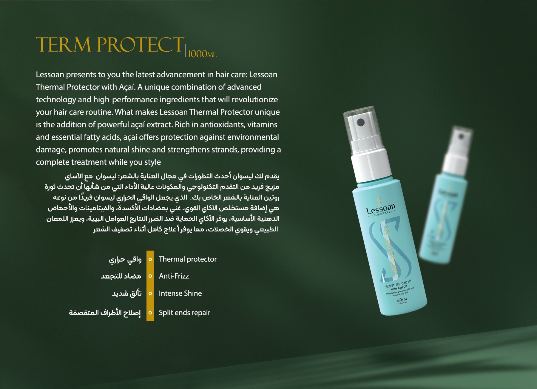 Lessoan Thermo Protect Spray bottle