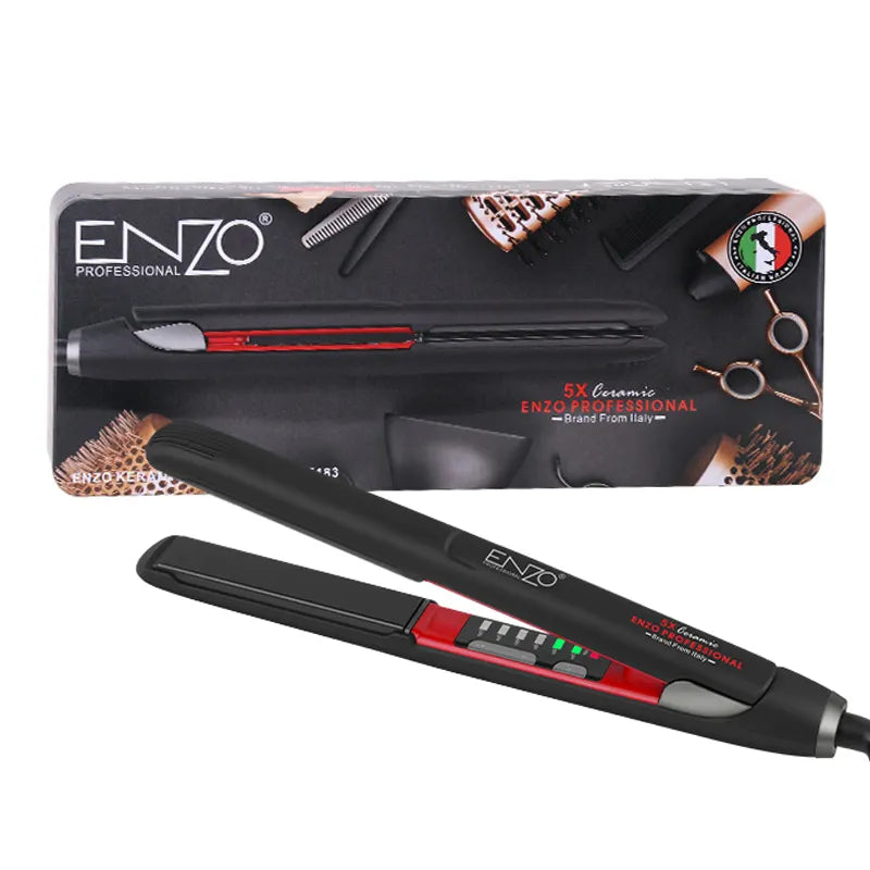 Adjustable temperature settings on PrecisionWare Enzo EN-5183 for customized styling.