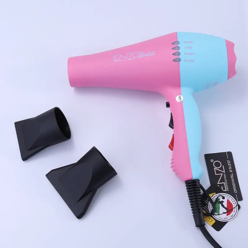 ENZO EN-8860A Barbie Hair Dryer – professional-grade hair dryer with a stylish Barbie-inspired design.