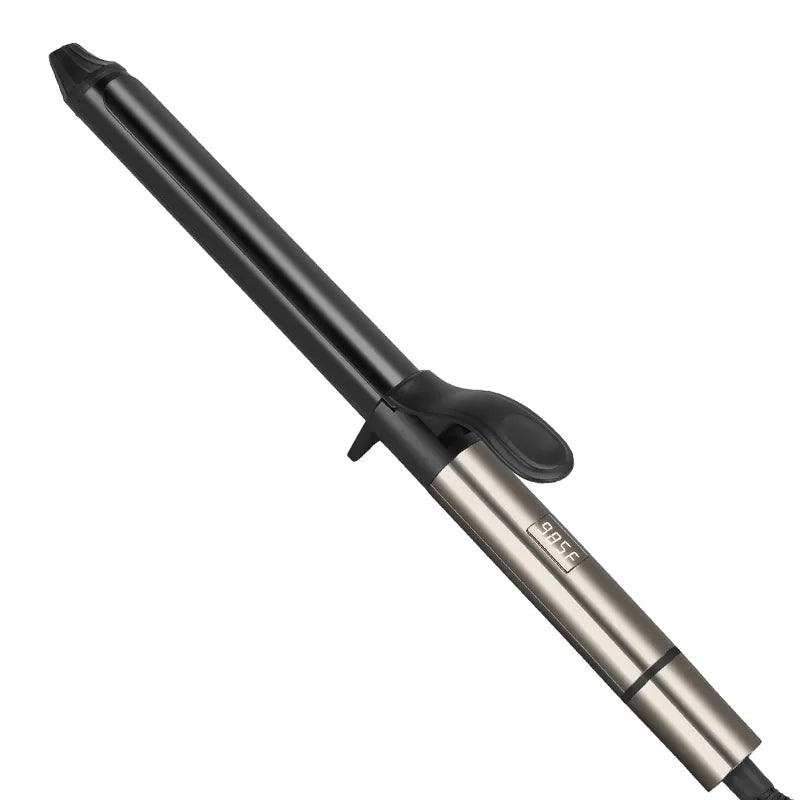 ENZO EN-9113 Rotating Ceramic Curling Iron with adjustable temperature settings.