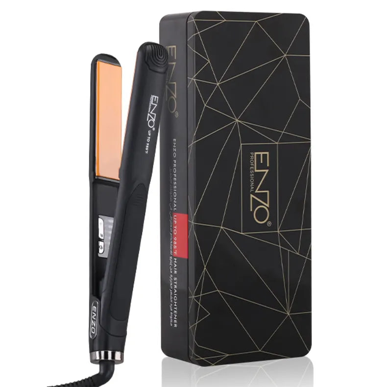 ENZO EN-5181 Professional Hair Straightener Flat Iron with ceramic plates for smooth styling